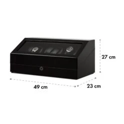 Uhrenbeweger Schaukasten Vitrine 13 Uhren Watch Winder 16 Uhrenbeweger Schaukasten Vitrine 13 Uhren Watch Winder -Klarstein Verkaufsgeschäft 10000167 yy 0007 titel Klarstein Uhrenbeweger Schaukasten 13 Uhren