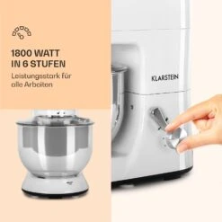 Lucia Küchenmaschine 3-in-1 2000 W / 2,7 PS 5 Ltr Edelstahl BPA-frei 12 Lucia Küchenmaschine 3-in-1 2000 W / 2,7 PS 5 Ltr Edelstahl BPA-frei -Klarstein Verkaufsgeschäft 10008236 de 0003 logo