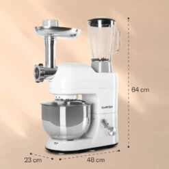 Lucia Küchenmaschine 3-in-1 2000 W / 2,7 PS 5 Ltr Edelstahl BPA-frei 17 Lucia Küchenmaschine 3-in-1 2000 W / 2,7 PS 5 Ltr Edelstahl BPA-frei -Klarstein Verkaufsgeschäft 10008236 yy 0008 logo