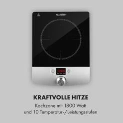 VariCook Single Einzel-Induktions-Kochfeld 1800W Timer 240°C 12 VariCook Single Einzel-Induktions-Kochfeld 1800W Timer 240°C -Klarstein Verkaufsgeschäft 10012195 de 0004 logo