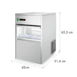 Powericer XXL Eiswürfelmaschine 160W 25 Kg/Tag 6 Kg Behälter Edelstahl -Klarstein Verkaufsgeschäft 10013324 yy 0009 logo Klarstein Powericer XXL Ice Maker