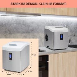 Mr. Silver-Frost Eismaschine 150W Edelstahl Weiß 15kg -Klarstein Verkaufsgeschäft 10020110 de 0006 usp