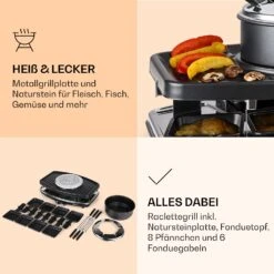 Entrecote 2-in-1 Raclettegrill & Fondue Naturstein 1100W 8 Personen 12 Entrecote 2-in-1 Raclettegrill & Fondue Naturstein 1100W 8 Personen -Klarstein Verkaufsgeschäft 10022268 de 0005 logo