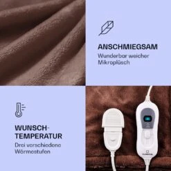 Dr. Watson XL Heizdecke 120W 3 Temperaturstufen 180x130 Cm Bedienteil 9 Dr. Watson XL Heizdecke 120W 3 Temperaturstufen 180x130 Cm Bedienteil -Klarstein Verkaufsgeschäft 10024005 de 0003 logo