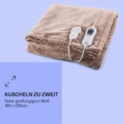 Dr. Watson XL Heizdecke 120 W 3 Stufen 180 X 130 Cm Bedienteil -Klarstein Verkaufsgeschäft 10024006 de 0005 logo