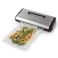 Foodlocker Vakuumierer Edelstahl 0,8 Bar 16 L/min 19 Foodlocker Vakuumierer Edelstahl 0,8 Bar 16 L/min -Klarstein Verkaufsgeschäft 10027056 yy 0010 ambient 02 Klarstein Foodlocker Vakkumierer