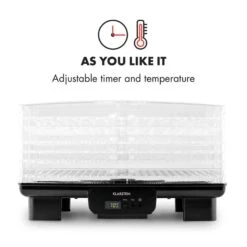 Bananarama Dörrautomat Schwarz 550W Trockner Dehydrator 6 Etagen 15 Bananarama Dörrautomat Schwarz 550W Trockner Dehydrator 6 Etagen -Klarstein Verkaufsgeschäft 10027831 yy 0005 logo Klarstein Bananarama Doerrautomat schwarz reedit