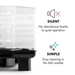 Bananarama Dörrautomat Schwarz 550W Trockner Dehydrator 6 Etagen 16 Bananarama Dörrautomat Schwarz 550W Trockner Dehydrator 6 Etagen -Klarstein Verkaufsgeschäft 10027831 yy 0006 logo Klarstein Bananarama Doerrautomat schwarz reedit