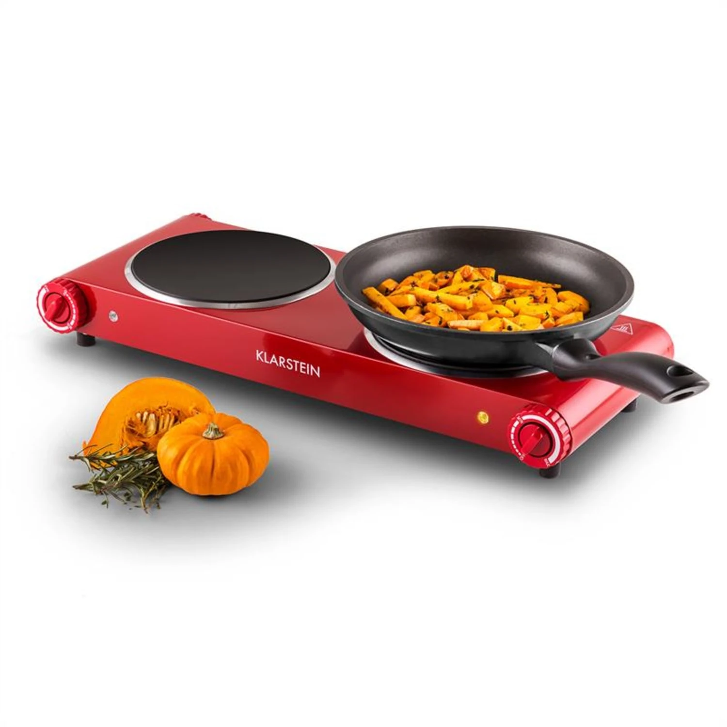 Captain Cook² Doppel-Kochplatte Infrarot 2400W Edelstahl Rot 9 Captain Cook² Doppel-Kochplatte Infrarot 2400W Edelstahl Rot – Bild 7