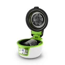 VitAir Turbo Heißluftfritteuse Grün-weiß 1400W Grillen Backen 9l 19 VitAir Turbo Heißluftfritteuse Grün-weiß 1400W Grillen Backen 9l -Klarstein Verkaufsgeschäft 10028288 yy 0007 titel 06 Klarstein VitAir Heissluftfritteuse gruen weiss