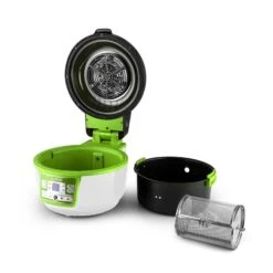 VitAir Turbo Heißluftfritteuse Grün-weiß 1400W Grillen Backen 9l 20 VitAir Turbo Heißluftfritteuse Grün-weiß 1400W Grillen Backen 9l -Klarstein Verkaufsgeschäft 10028288 yy 0008 titel zubehoer 07 Klarstein VitAir Heissluftfritteuse gruen weiss