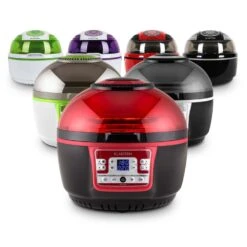 VitAir Turbo Heißluftfritteuse Rot-schwarz 1400W Grillen Backen 9l 23 VitAir Turbo Heißluftfritteuse Rot-schwarz 1400W Grillen Backen 9l -Klarstein Verkaufsgeschäft 10028289 yy 0011 variant