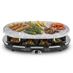 Steaklette Raclettegrill 1500 W Granit-Natursteinplatte 8 Personen 11 Steaklette Raclettegrill 1500 W Granit-Natursteinplatte 8 Personen -Klarstein Verkaufsgeschäft 10028449 yy 0003 titel Klarstein Steaklette Raclette Natursteingrill