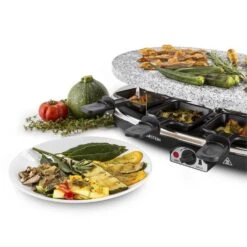 All-U-Can-Grill Raclette 4-in-1 Pancake Crêpes Steinplatte 8 Personen -Klarstein Verkaufsgeschäft 10028450 yy 0008 titel Klarstein All U Can Grill Raclettegrill 4in1