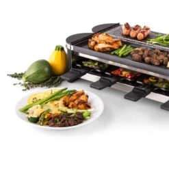 Tenderloin 50/50 Raclette-Grill 1200W 8 Personen Naturstein & Grill 12 Tenderloin 50/50 Raclette-Grill 1200W 8 Personen Naturstein & Grill -Klarstein Verkaufsgeschäft 10028578 yy 0006 logo 06 Klarstein Tenderloin Raclette Grill