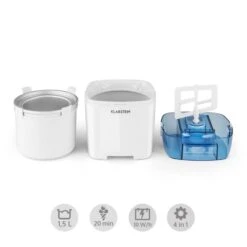 Creamberry Eiscremebereiter Flaschenkühler Frozen Yogurt 1,5l Weiß -Klarstein Verkaufsgeschäft 10028925 yy 0003 logo Klarstein Creamberry Eisbereiter reedit