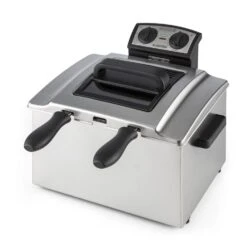 QuickPro XXL 3000 Fritteuse 5l 1,5kg 3000W Timer Edelstahl -Klarstein Verkaufsgeschäft 10029073 yy 0008 titel Klarstein QuickPro XXL 3000 Fritteuse