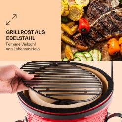 Princesize Kamado-Grill Keramikgrill Edelstahl-Grillrost Smoker BBQ 10 Princesize Kamado-Grill Keramikgrill Edelstahl-Grillrost Smoker BBQ -Klarstein Verkaufsgeschäft 10029124 de 0003 logo