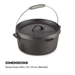 Hotrod 45 Dutch Oven BBQ-Topf 4,5 Qt / 4 Liter Gusseisen Schwarz 17 Hotrod 45 Dutch Oven BBQ-Topf 4,5 Qt / 4 Liter Gusseisen Schwarz -Klarstein Verkaufsgeschäft 10029165 yy 0008 logo