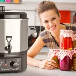 Biggie Small Einkochvollautomat Einkochtopf 16 Liter 2000 W Edelstahl -Klarstein Verkaufsgeschäft 10029824 yy 0006 ambient Klarstein Einkauchautomat