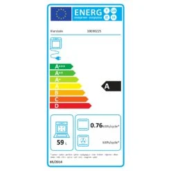 Vilhelmine Backofen 55 L Einbau Energieeffizienzklasse A Schwarz 15 Vilhelmine Backofen 55 L Einbau Energieeffizienzklasse A Schwarz -Klarstein Verkaufsgeschäft 10030225 energy label