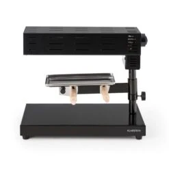 Appenzell 2G Traditioneller Raclette Grill 600 W Standgerät Schwarz -Klarstein Verkaufsgeschäft 10030306 yy 0004 titel side Klarstein Appenzell 2G Raclette reedit