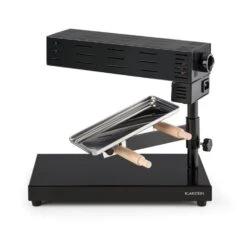 Appenzell 2G Traditioneller Raclette Grill 600 W Standgerät Schwarz -Klarstein Verkaufsgeschäft 10030306 yy 0006 front Klarstein Appenzell 2G Raclette reedit