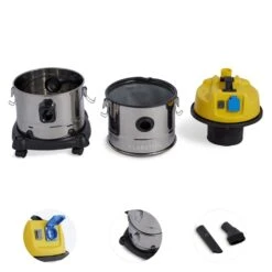 Reinraum 3-in-1 Nass-/Trockensauger Aschesauger 1800W 30l Edelstahl -Klarstein Verkaufsgeschäft 10030310 yy 0003 detail Klarstein vacuum cleaner 30L