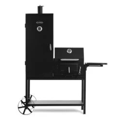 Fleischbrocken Holzkohlegrill Smoker Räucherofen BBQ-Grill Schwarz -Klarstein Verkaufsgeschäft 10030554 yy 0004 detail Professional charcoal grill and smoker