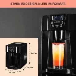 Ice Volcano 2G Eismaschine LED 12kg Je 24h 2l 6-12min Schwarz 16 Ice Volcano 2G Eismaschine LED 12kg Je 24h 2l 6-12min Schwarz -Klarstein Verkaufsgeschäft 10030844 DE 0006 usp
