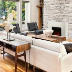 Blanca Elektrischer Kamin LED-Flammensimulation 750/1500 W 5000 BTU -Klarstein Verkaufsgeschäft 10030847 yy 0003 ambient Klarstein Blanca Elektrischer Kamin 1000 2000W