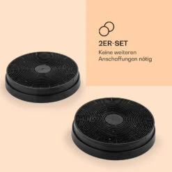 Aktivkohlefilter Für Dunstabzugshauben Ersatzteil 2 Filter Ø17,5 Cm -Klarstein Verkaufsgeschäft 10030983 de 0003 logo