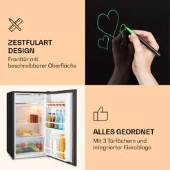 Spitzbergen Uni Kühlschrank 91 Liter 10-Liter-Gefrierfach 2 Böden -Klarstein Verkaufsgeschäft 10031180 de 0003 logo