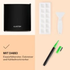 Spitzbergen Aca Kühlschrank 46 Liter 4-Liter-Gefrierfach 1 Boden -Klarstein Verkaufsgeschäft 10031181 de 0004 logo