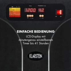 Fruit Jerky 14 Dörrautomat 1000W 30 Bis 70 °C 14 Etagen LC-Display 11 Fruit Jerky 14 Dörrautomat 1000W 30 Bis 70 °C 14 Etagen LC-Display -Klarstein Verkaufsgeschäft 10031317 de 0003 logo