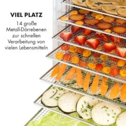 Fruit Jerky 14 Dörrautomat 1000W 30 Bis 70 °C 14 Etagen LC-Display 12 Fruit Jerky 14 Dörrautomat 1000W 30 Bis 70 °C 14 Etagen LC-Display -Klarstein Verkaufsgeschäft 10031317 de 0004 logo