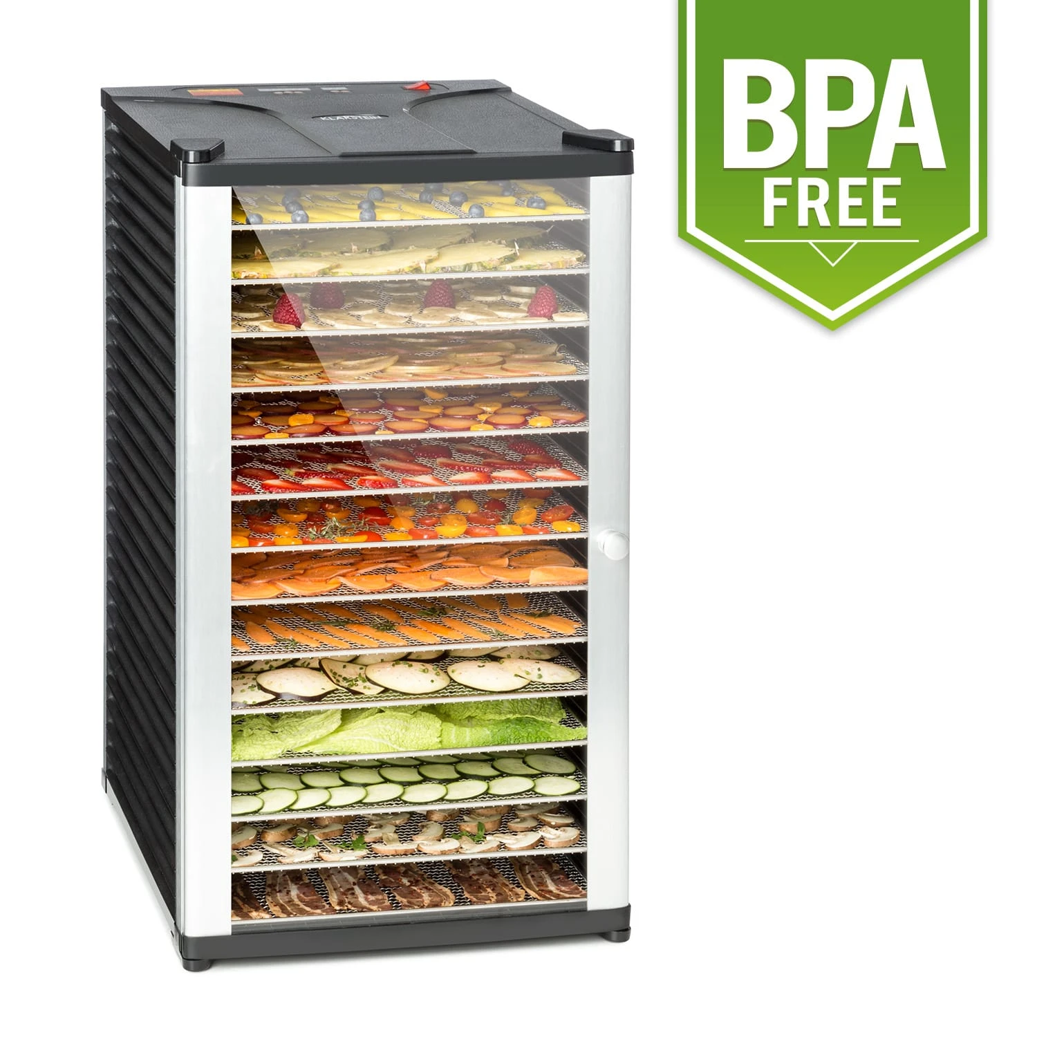 Fruit Jerky 14 Dörrautomat 1000W 30 Bis 70 °C 14 Etagen LC-Display 3 Fruit Jerky 14 Dörrautomat 1000W 30 Bis 70 °C 14 Etagen LC-Display