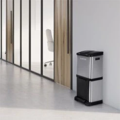 Ökosystem² Mülleimer Mülltrenner 30L (1 X15L, 2x7,5 L) PE Edelstahl 10 Ökosystem² Mülleimer Mülltrenner 30L (1 X15L, 2x7,5 L) PE Edelstahl -Klarstein Verkaufsgeschäft 10031319 yy 0002 ambient Klarstein oekosystem Muelleimer Edelstahlgehaeuse