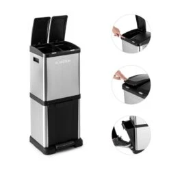 Ökosystem² Mülleimer Mülltrenner 30L (1 X15L, 2x7,5 L) PE Edelstahl 13 Ökosystem² Mülleimer Mülltrenner 30L (1 X15L, 2x7,5 L) PE Edelstahl -Klarstein Verkaufsgeschäft 10031319 yy 0005 detail Klarstein oekosystem Muelleimer Edelstahlgehaeuse