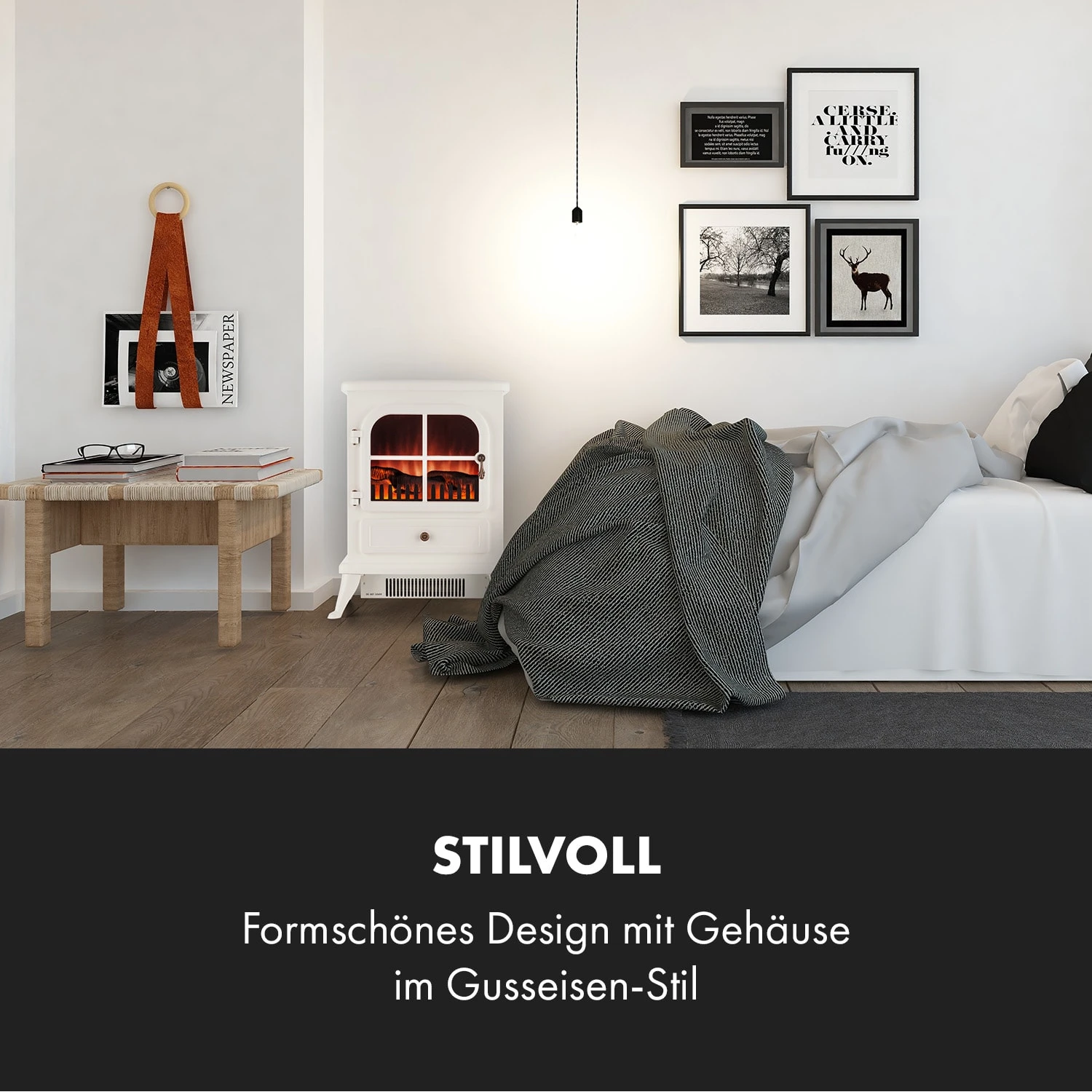 St. Moritz Elektrischer Kamin 1650W/1850W Flammenillusion Rauchfrei 4 St. Moritz Elektrischer Kamin 1650W/1850W Flammenillusion Rauchfrei – Bild 2