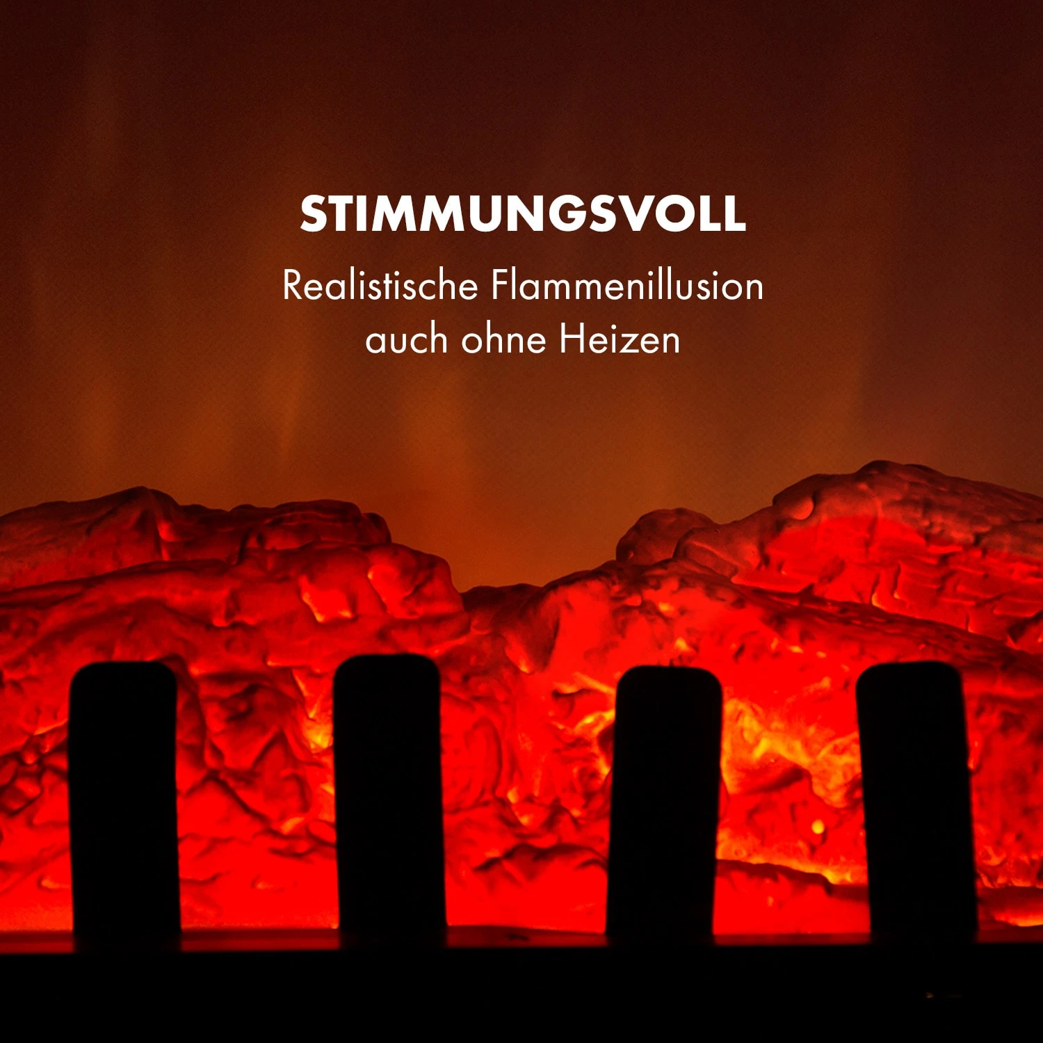 St. Moritz Elektrischer Kamin 1650W/1850W Flammenillusion Rauchfrei 7 St. Moritz Elektrischer Kamin 1650W/1850W Flammenillusion Rauchfrei – Bild 5