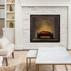 Kamini FX Elektrischer Kamin Kamineinsatz 1000/2000W 2W LED Schwarz -Klarstein Verkaufsgeschäft 10031575 uk 0002 logo