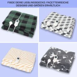 Dr. Watson XL Heizdecke 120 W 3 Stufen 180 X 130 Cm Bedienteil -Klarstein Verkaufsgeschäft 10031658 de 0007 usp