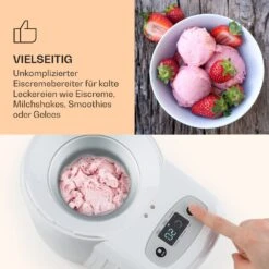 Schneeflöckchen Eiscremebereiter Thermoelektrisch 700ml Leise Weiß -Klarstein Verkaufsgeschäft 10031663 de 0004 logo