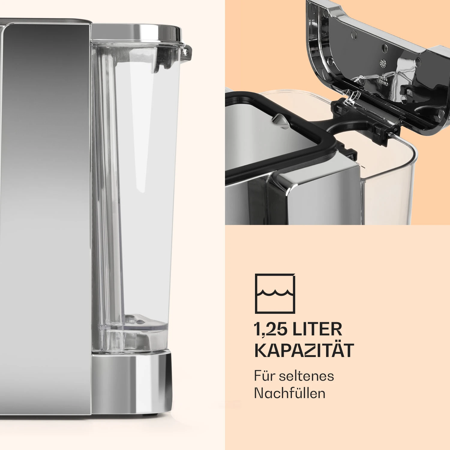 Passionata 20 Espressomaschine 20 Bar 6 Tassen 1,25 Liter Milchschaum 8 Passionata 20 Espressomaschine 20 Bar 6 Tassen 1,25 Liter Milchschaum – Bild 6