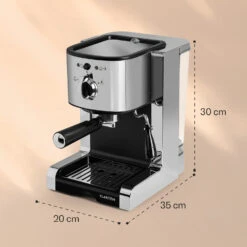 Passionata 20 Espressomaschine 20 Bar 6 Tassen 1,25 Liter Milchschaum 17 Passionata 20 Espressomaschine 20 Bar 6 Tassen 1,25 Liter Milchschaum -Klarstein Verkaufsgeschäft 10031702 yy 0008 logo