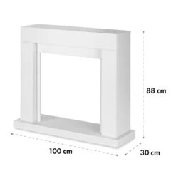 Studio Frame Kamingehäuse MDF Modernes Design 9 Studio Frame Kamingehäuse MDF Modernes Design -Klarstein Verkaufsgeschäft 10031705 yy 0004 logo Stylish design fireplace