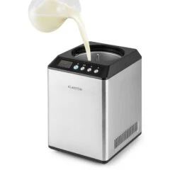 Vanilly Sky Family Eiscremebereiter Frozen Yoghurt 250W 2,5l Silber -Klarstein Verkaufsgeschäft 10031846 yy 0005 detail Klarstein Vanilly Sky Family Eiscremebereiter silber