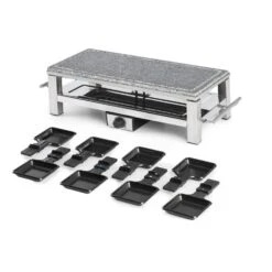 Schmelzlette Raclette 1500W Naturstein-Platte Edelstahlgehäuse 12 Schmelzlette Raclette 1500W Naturstein-Platte Edelstahlgehäuse -Klarstein Verkaufsgeschäft 10032028 yy 0004 detail Klarstein Schmelzlette Raclette 1500W Edelstahl