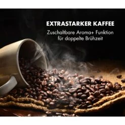 Aromatica X Kaffeemaschine Mahlwerk Glaskanne Aroma+ Edelstahl 15 Aromatica X Kaffeemaschine Mahlwerk Glaskanne Aroma+ Edelstahl -Klarstein Verkaufsgeschäft 10032102 de 0004 logo